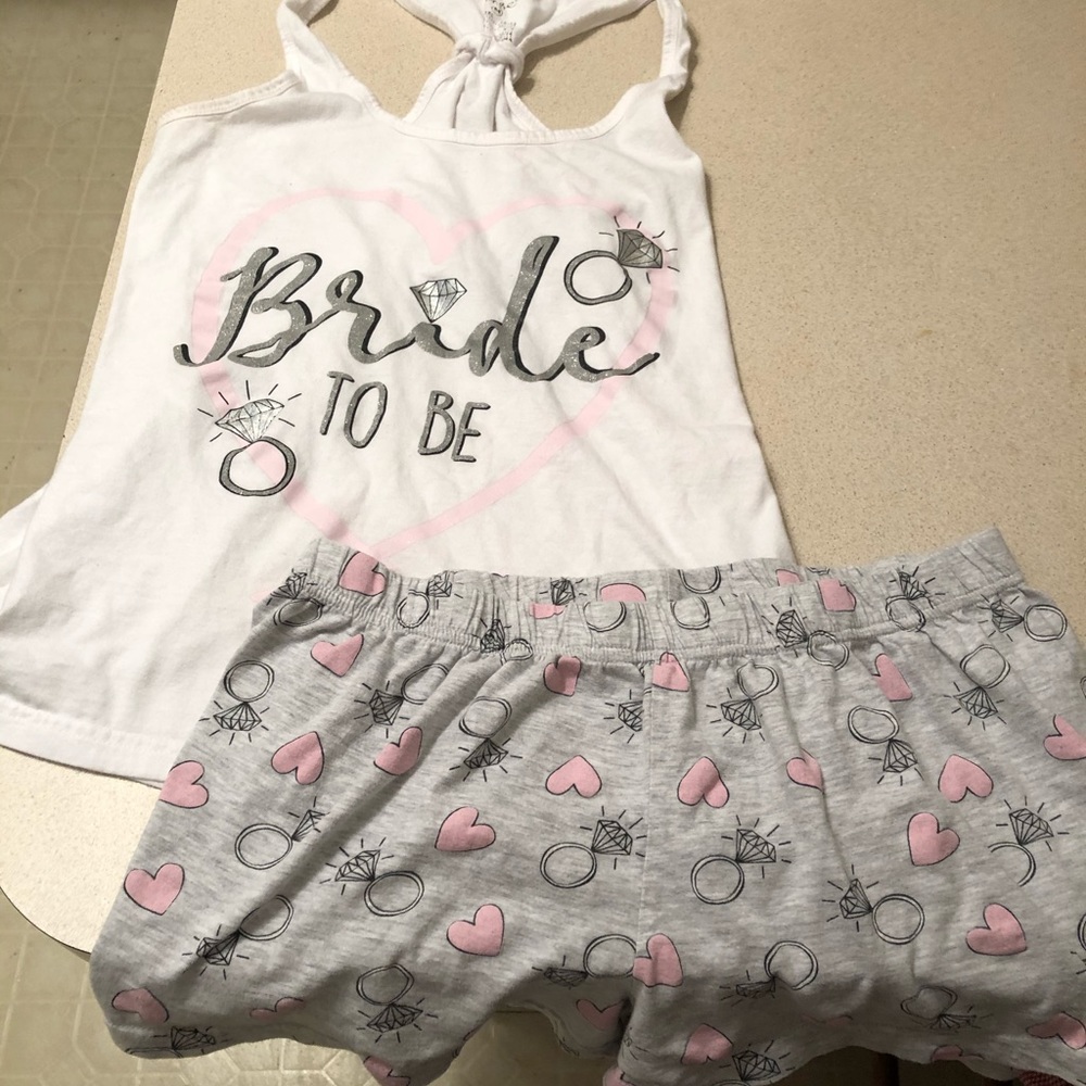 Bride to be pajamas set